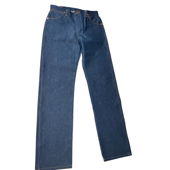 Wrangler NWOT Western Heavy Duty Jeans 32x34 Made To Last 100% Cotton Dark Blue - Picture 2 of 13